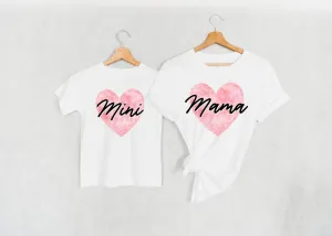 Mama & Mini Matching Valentines Day T-Shirts
