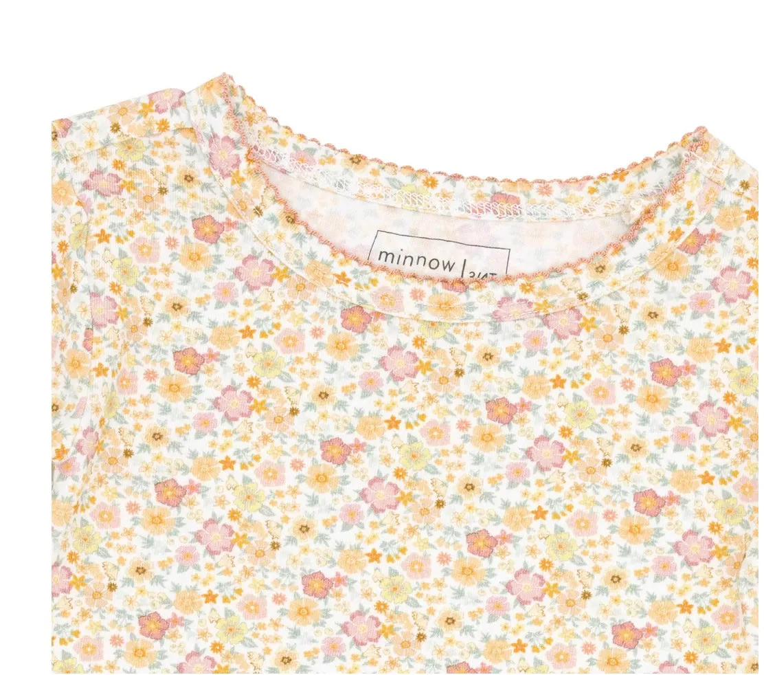 Marigold Floral Pajama Set