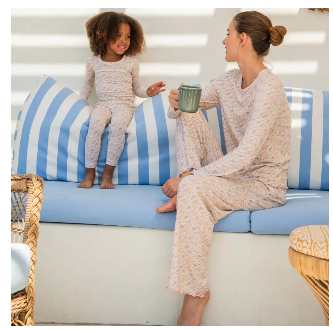 Marigold Floral Pajama Set
