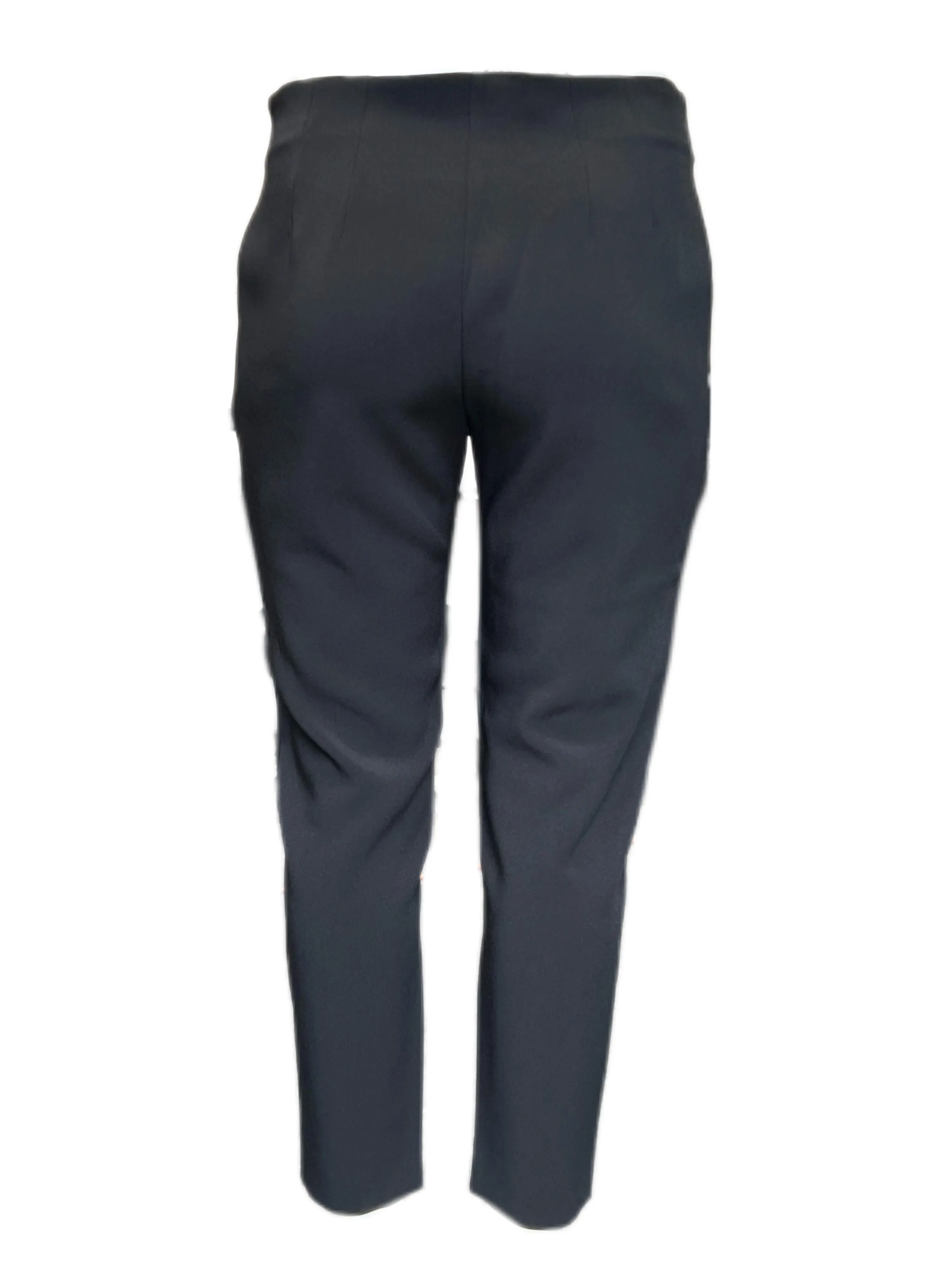 Marina Rinaldi Women's Nero Rapallo Straight Leg Pants NWT