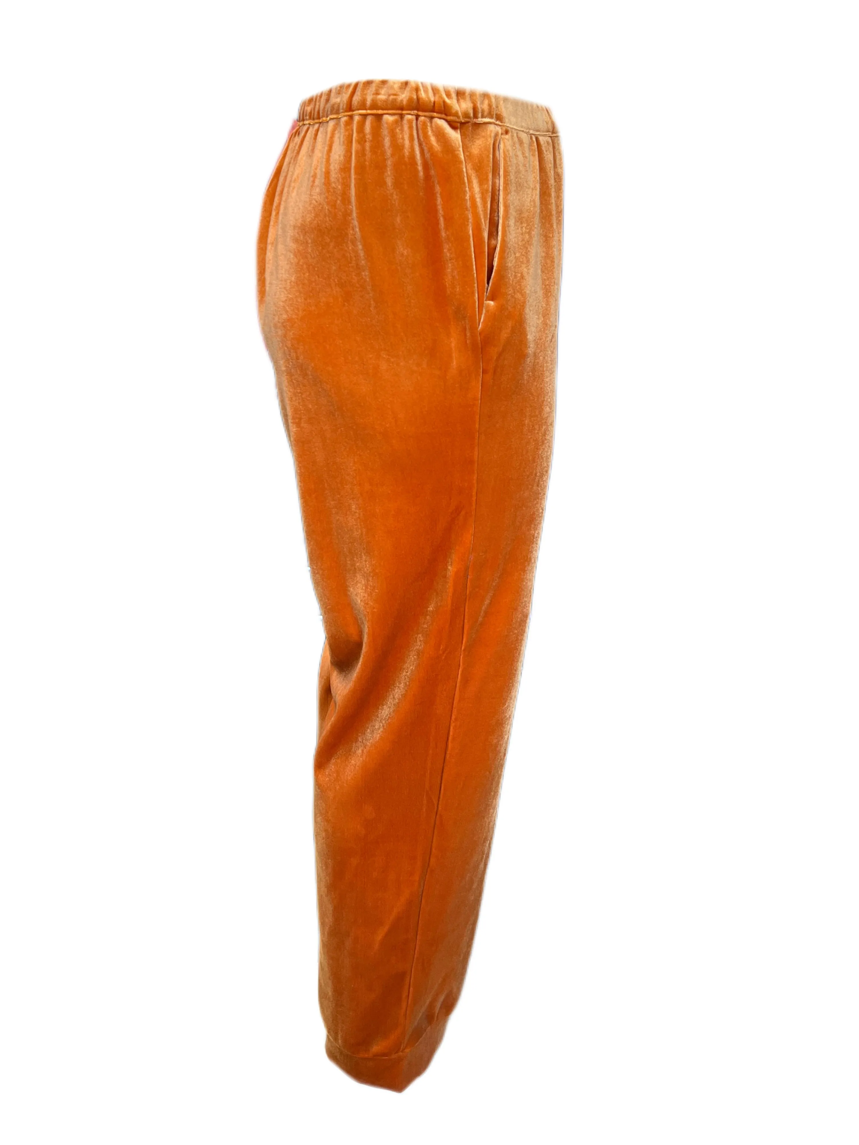 Marina Rinaldi Women's Orange Ovidio Straight Leg Pants NWT