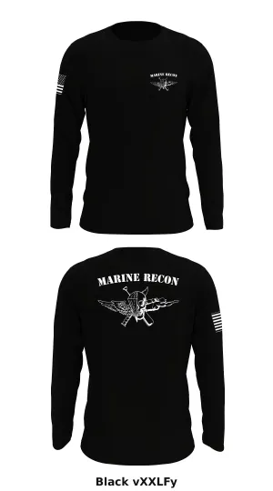 Marine Recon Store 1 Core Men's LS Performance Tee - vXXLFy