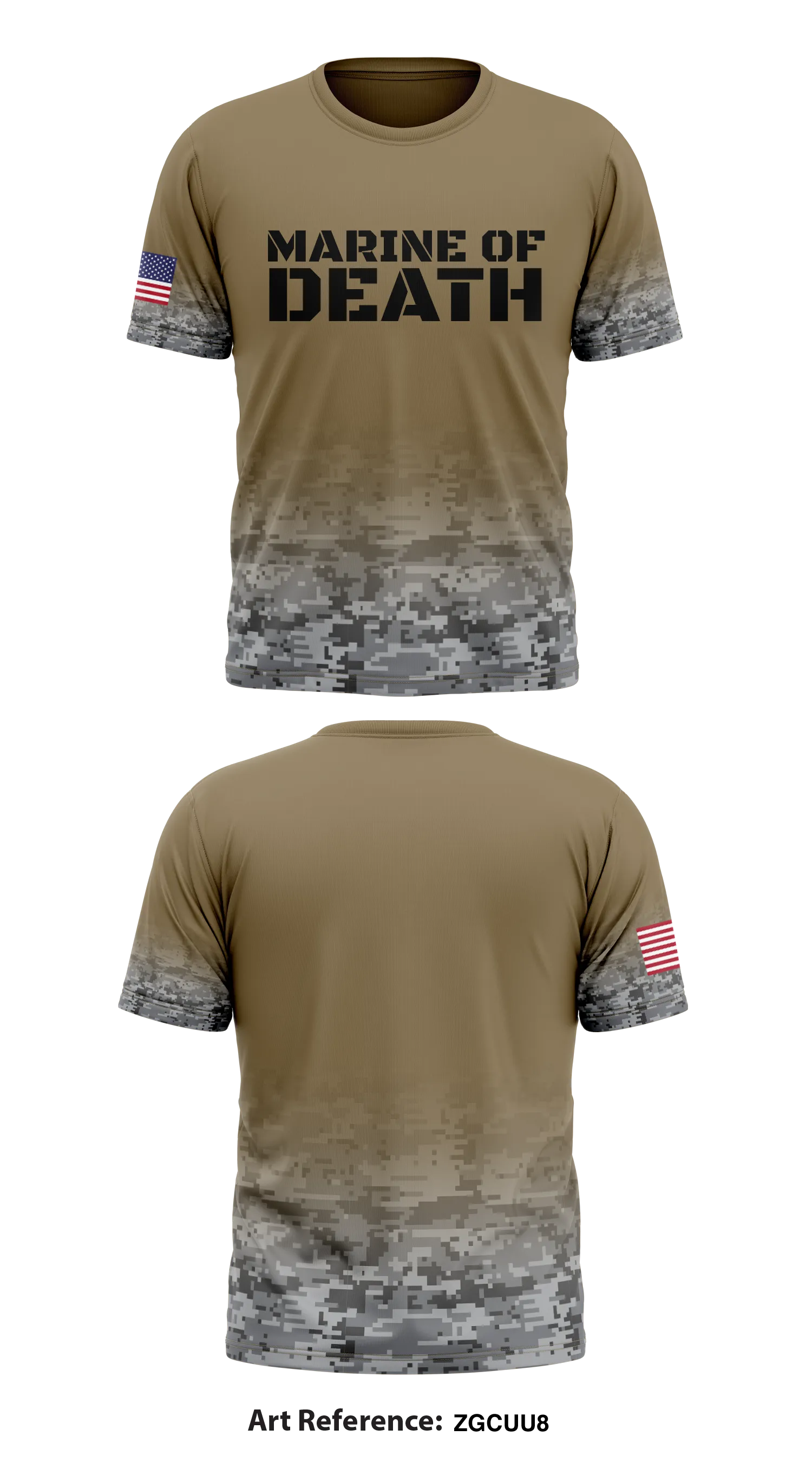 MarineOfDeath Store 1 Core Men's SS Performance Tee - ZgCuU8