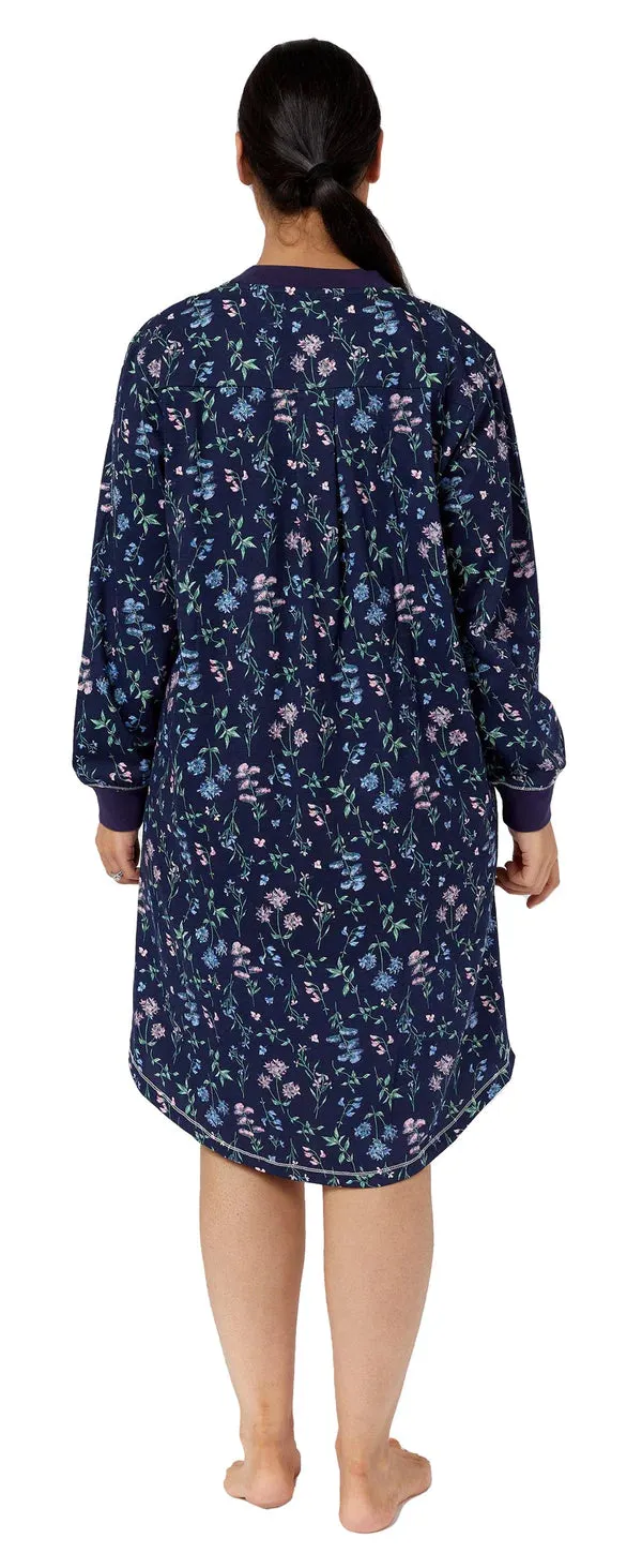 MEADOW SKI NIGHTIE / NAVY