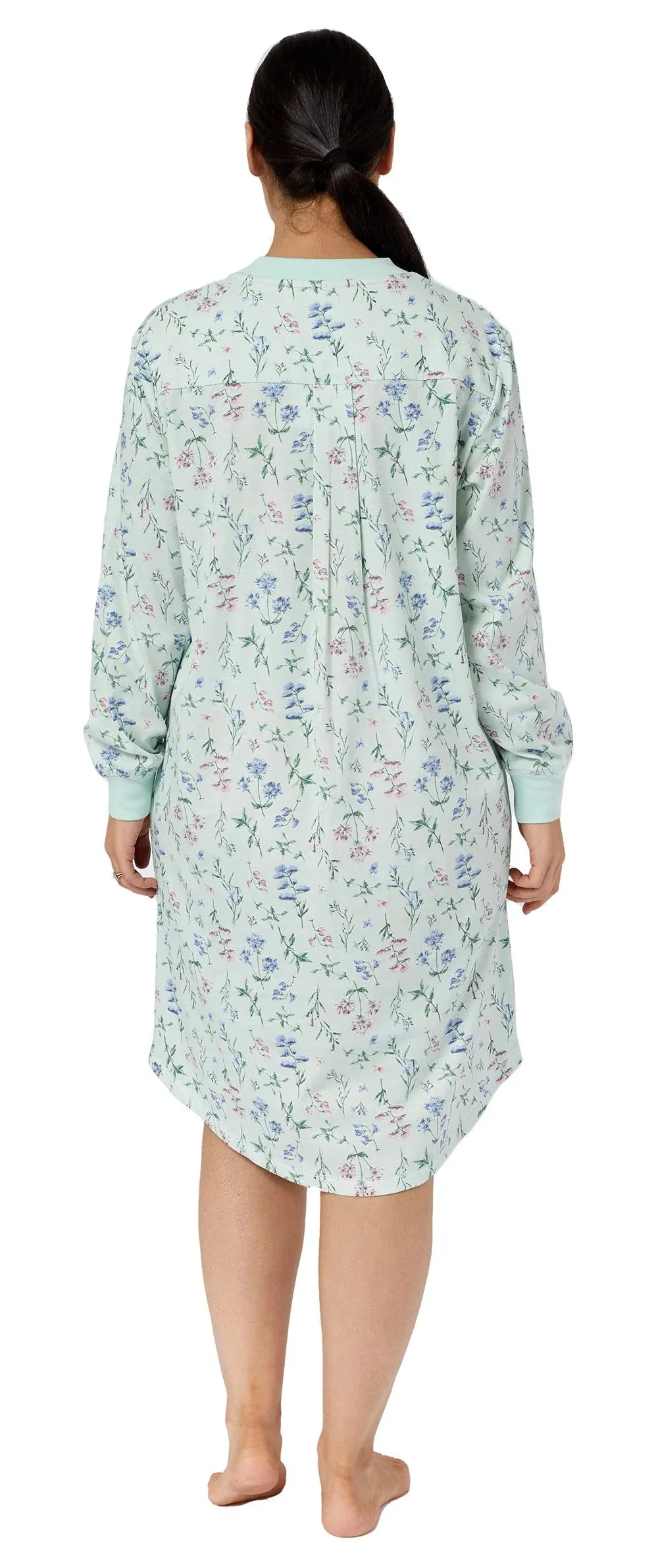MEADOW SKI NIGHTIE / SAGE