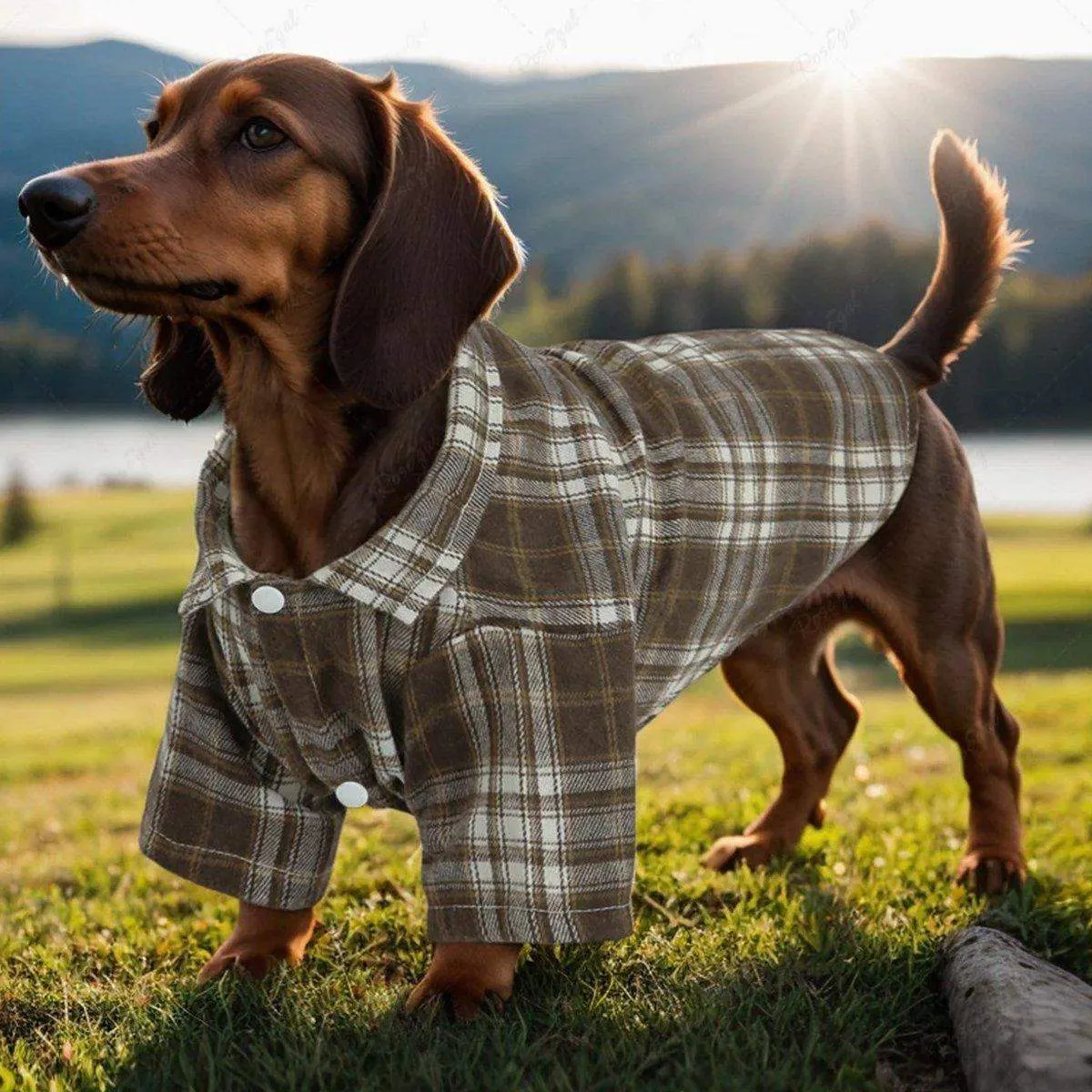 Medium And Large Dog Dog Cat Corgi Chai Dog Shirt Suit Dress