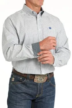 Men's Cinch STRETCH PLAID BUTTON-DOWN WESTERN SHIRT