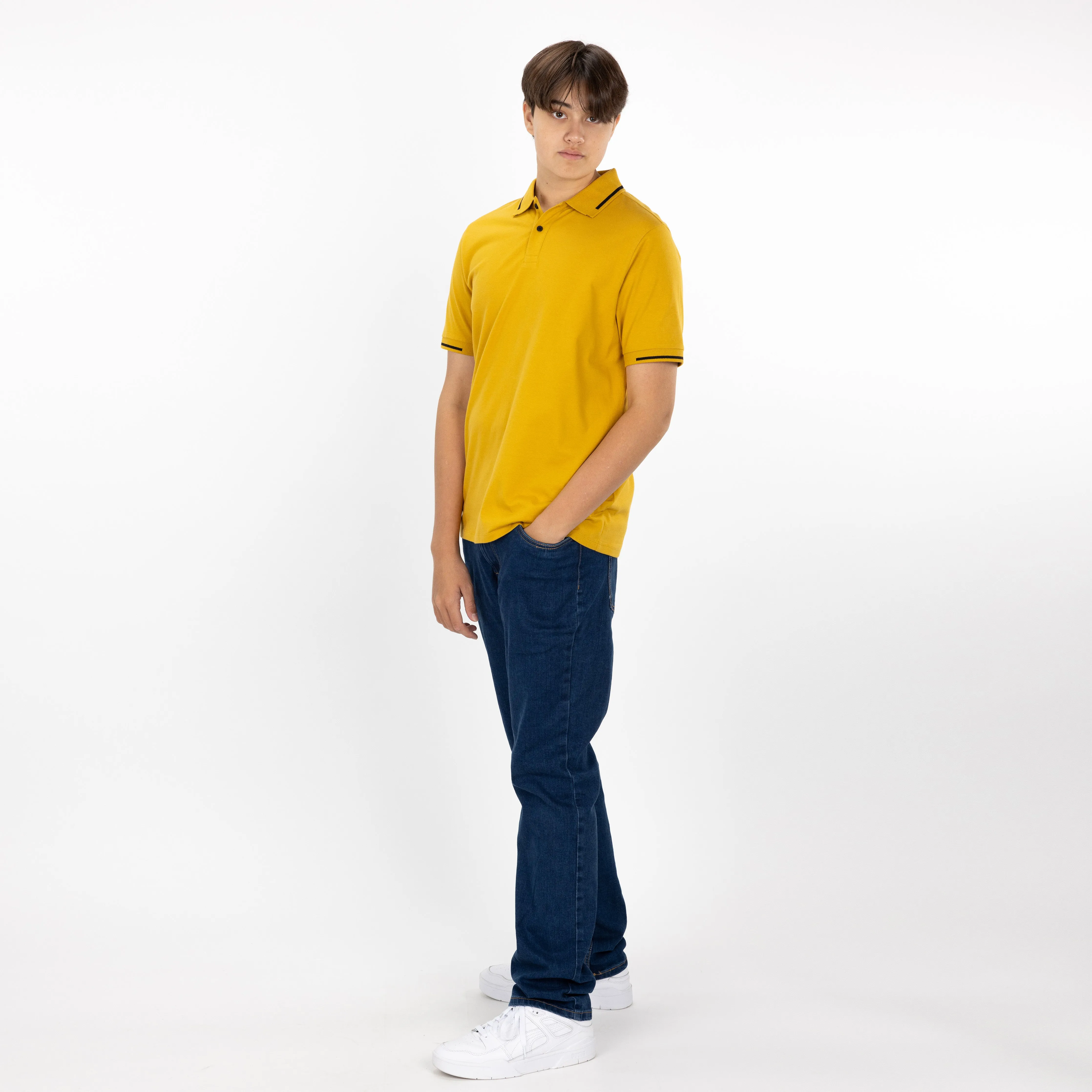 Mens Polo - Tawny Olive