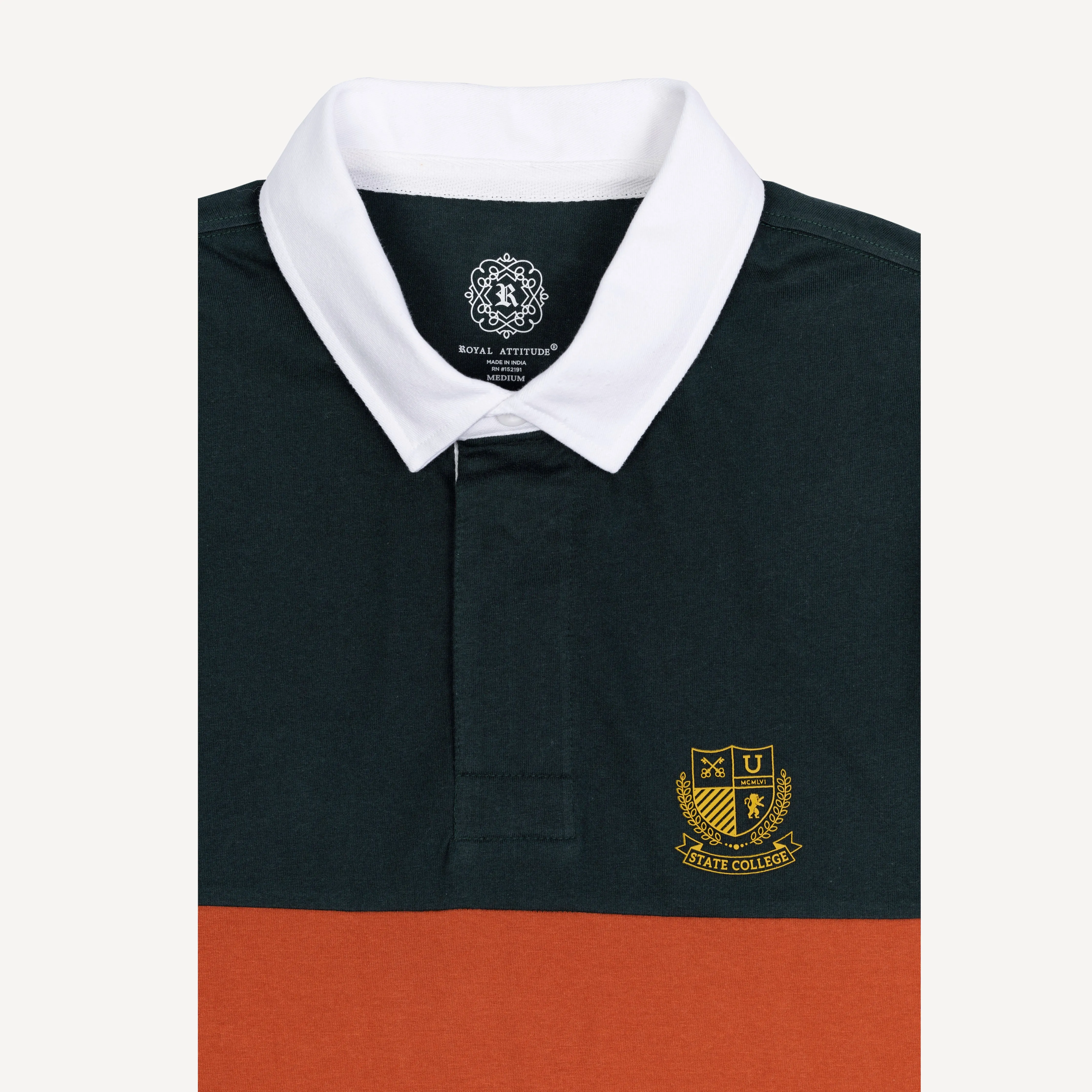 Mens Rugby - Dark Forest / Ravel Rust