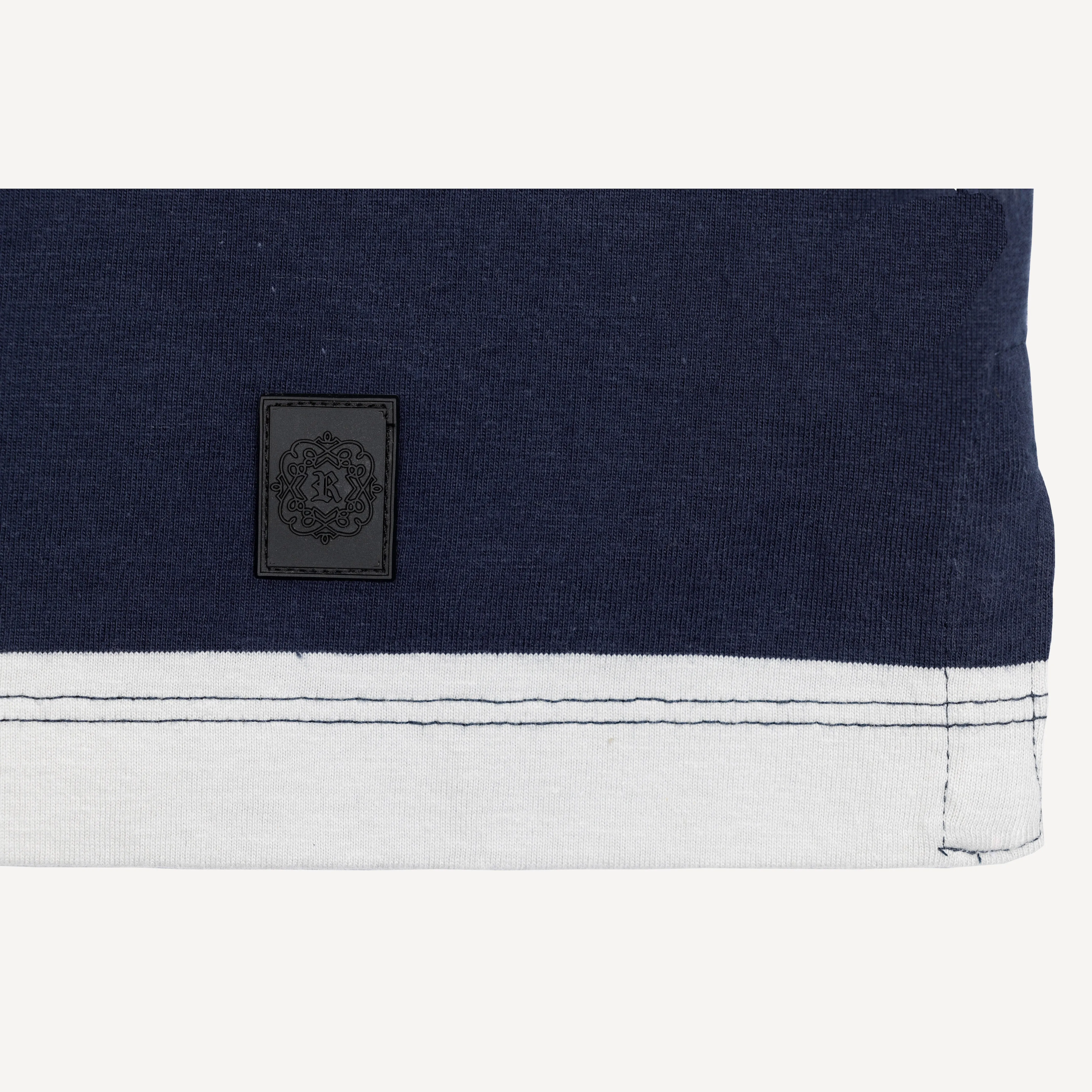 Mens Rugby - Oyster Mushroom / Navy Blazer
