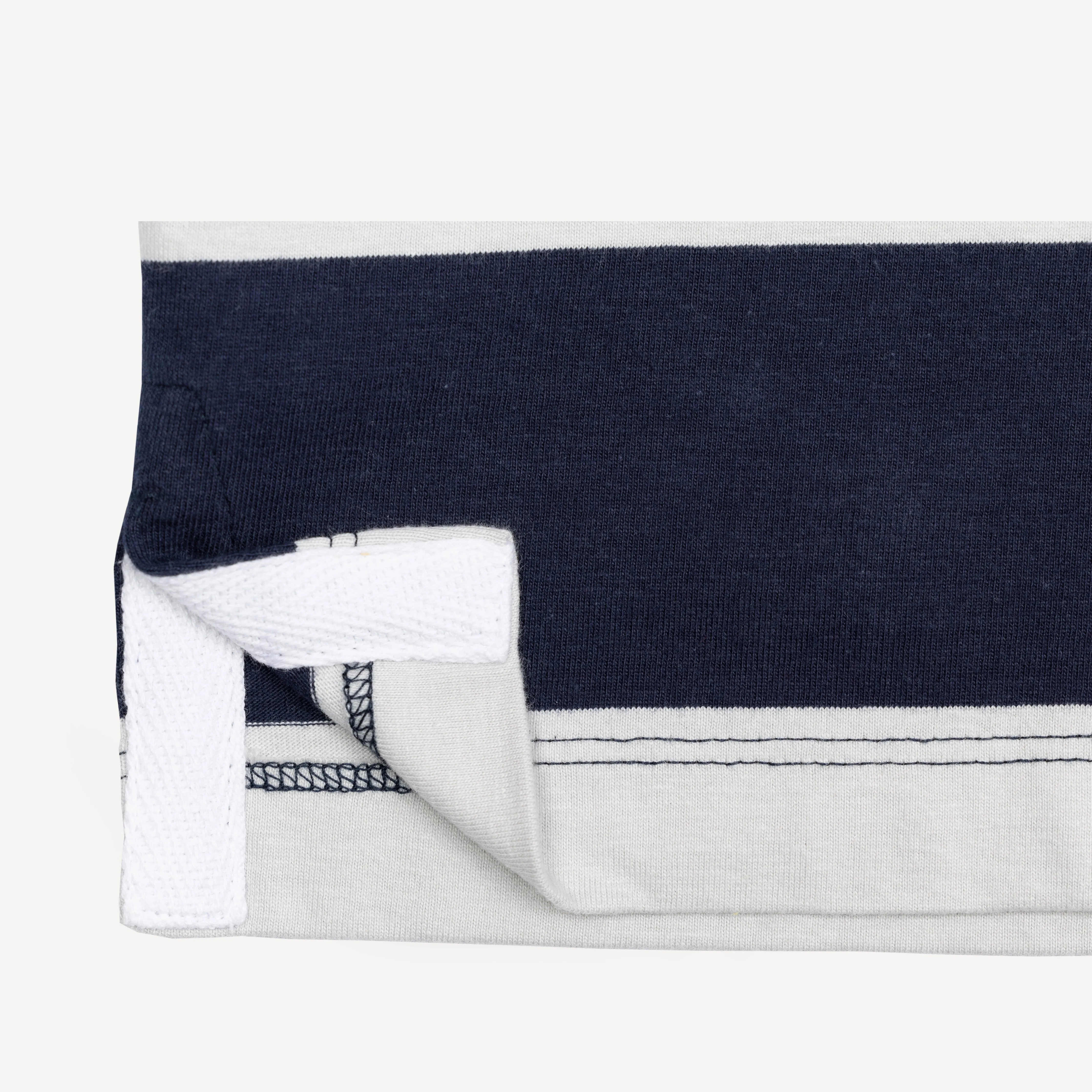 Mens Rugby - Oyster Mushroom / Navy Blazer