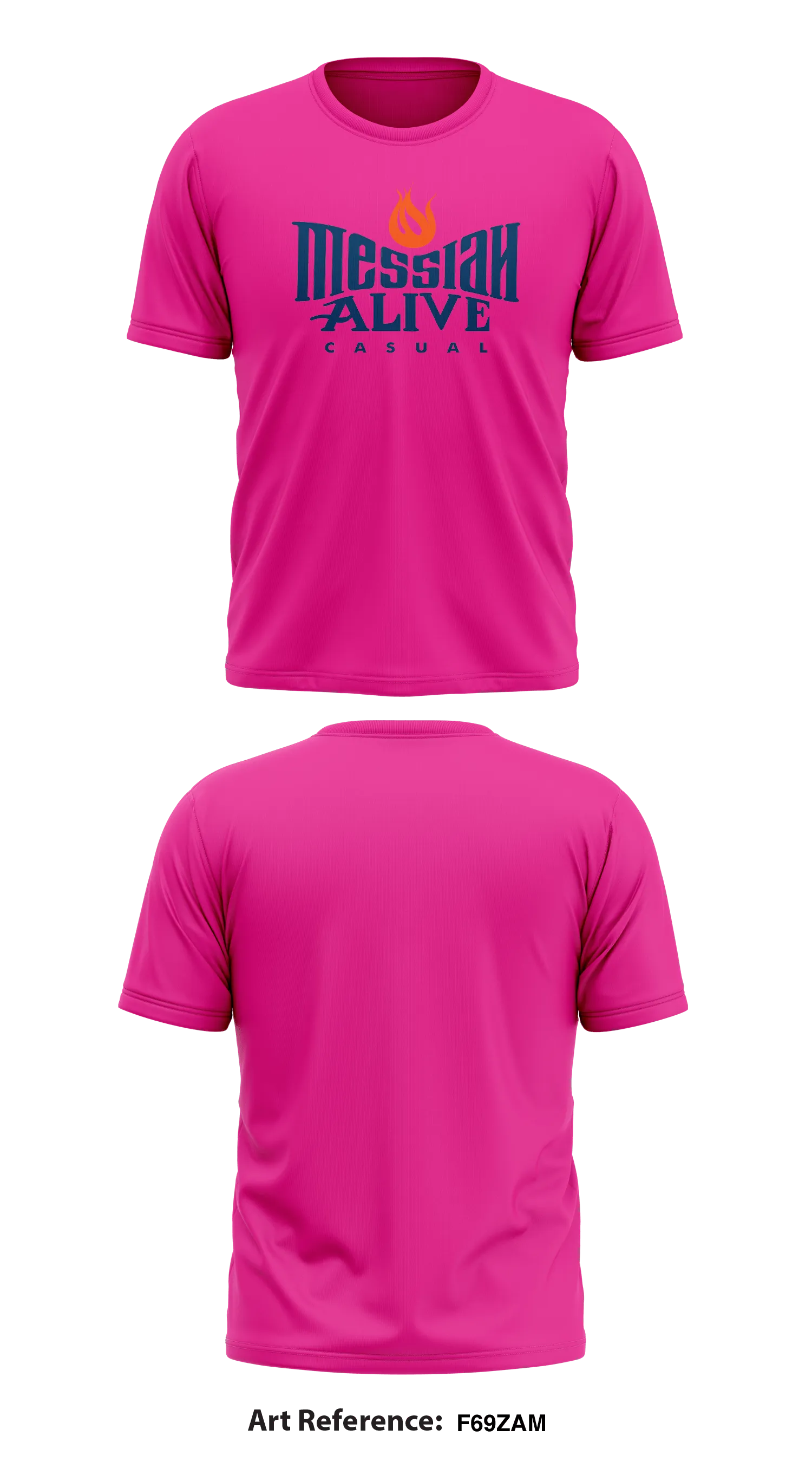 Messiah Alive Store 1 Core Men's SS Performance Tee - f69Zam