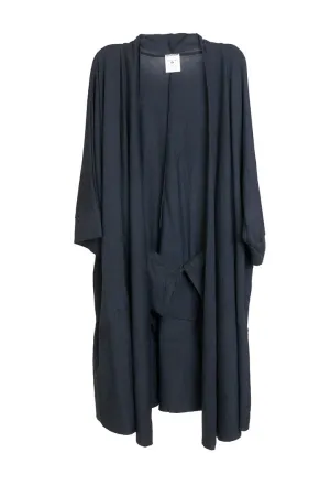 Miena Robe with Drain Management Belt - Black