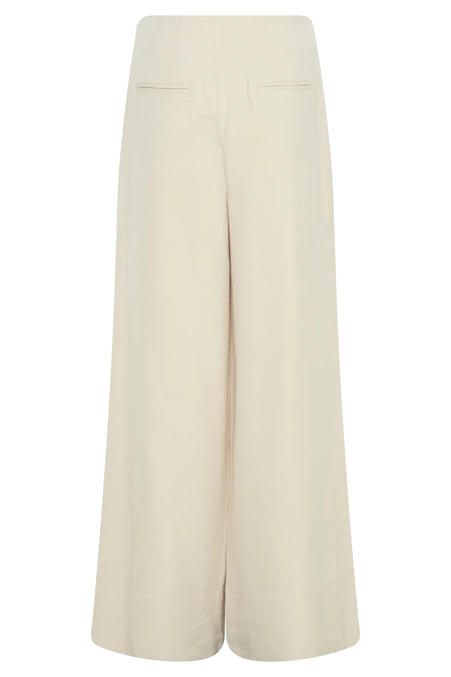 Mila Straight Leg Suiting Pant - Buttermilk