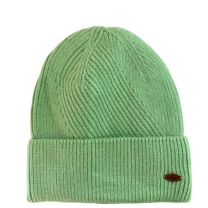 Miss Sparrow Green Beanie