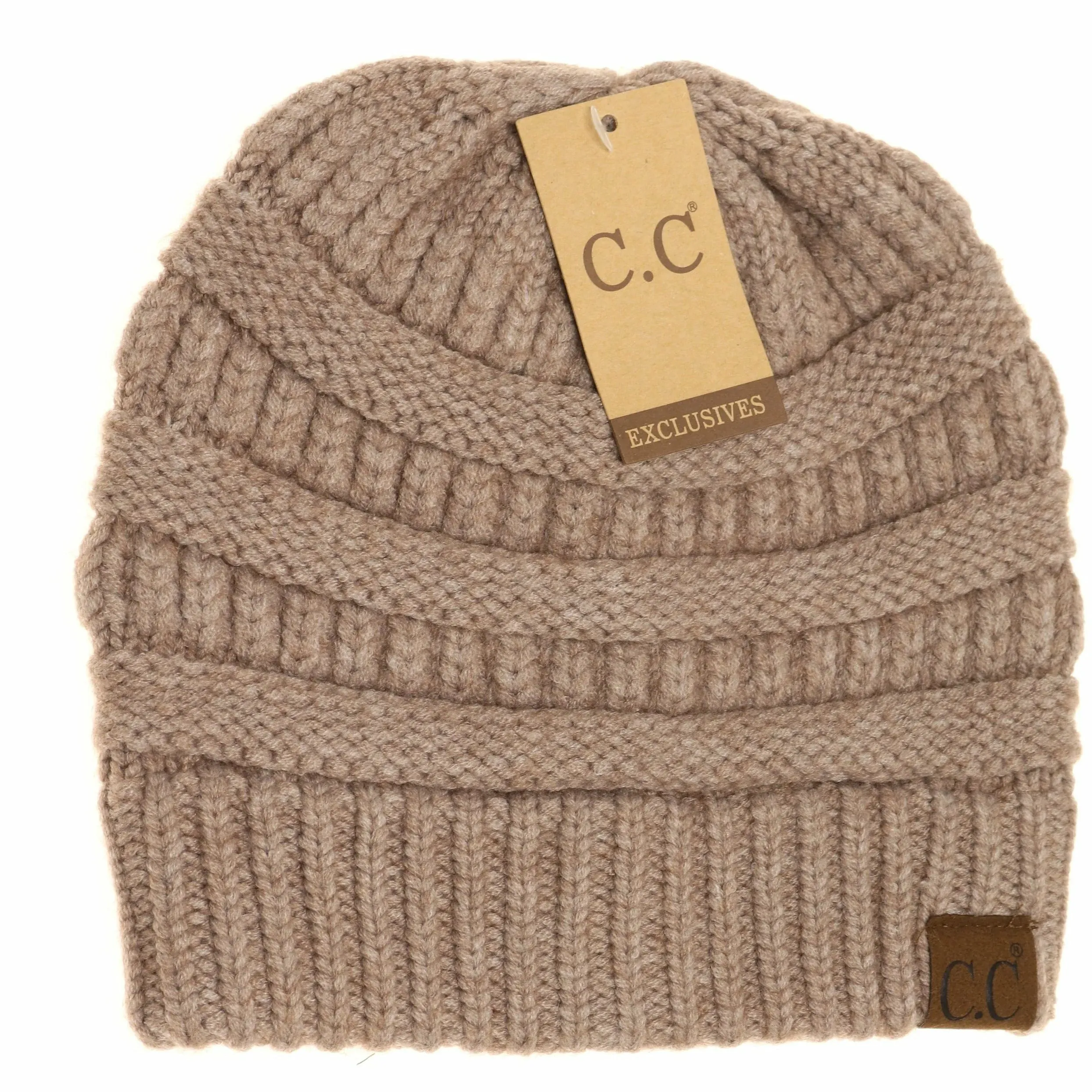 Mixed Soft Yarn CC Beanie