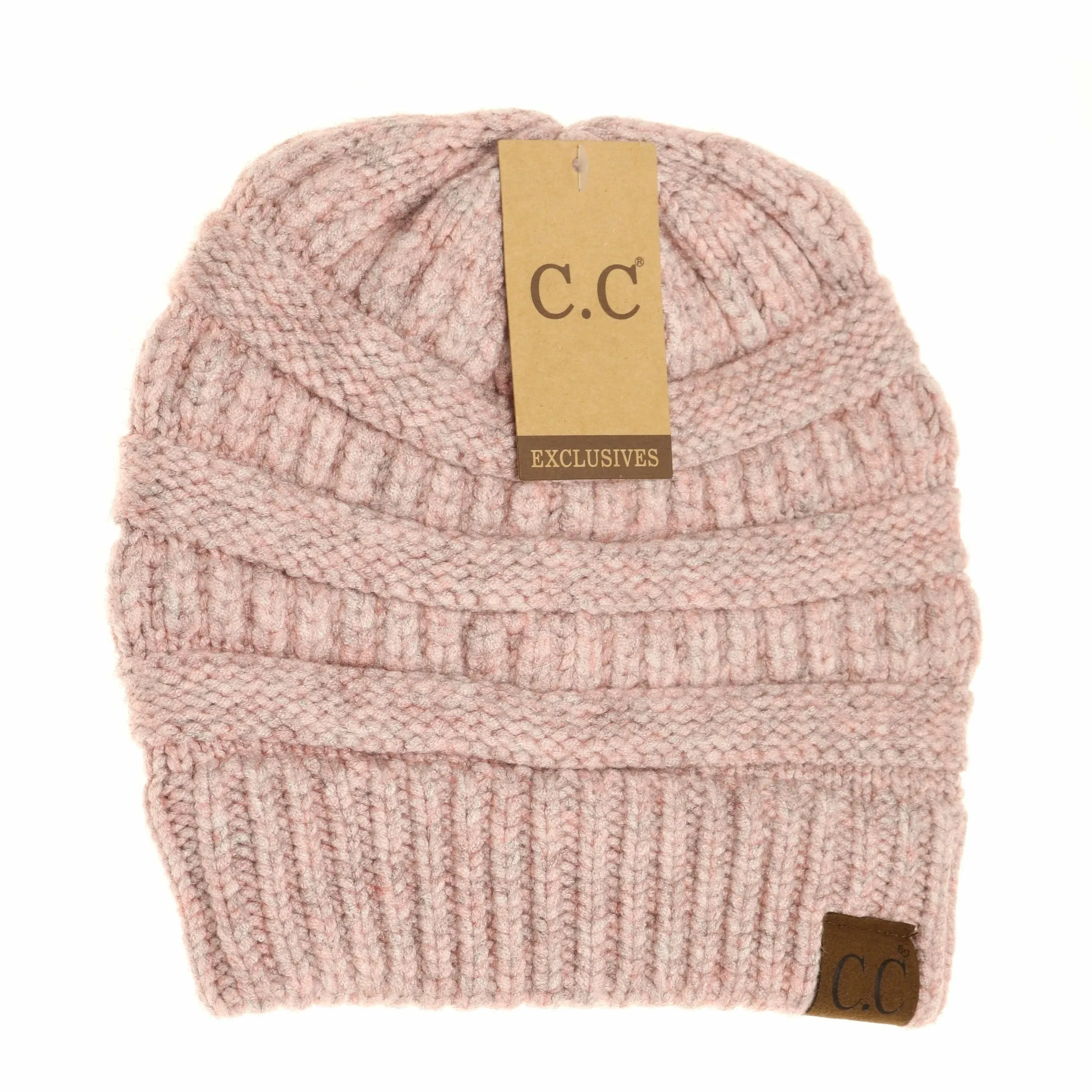 Mixed Soft Yarn CC Beanie