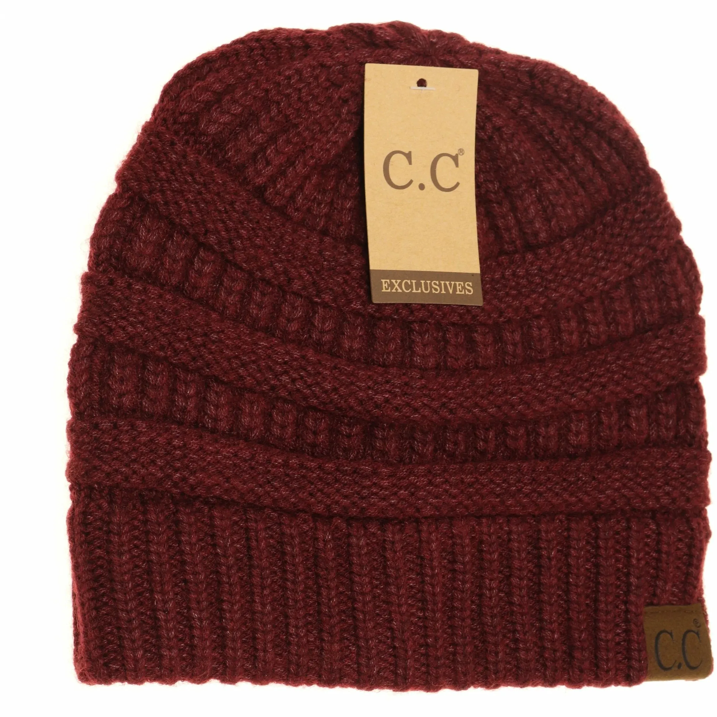 Mixed Soft Yarn CC Beanie