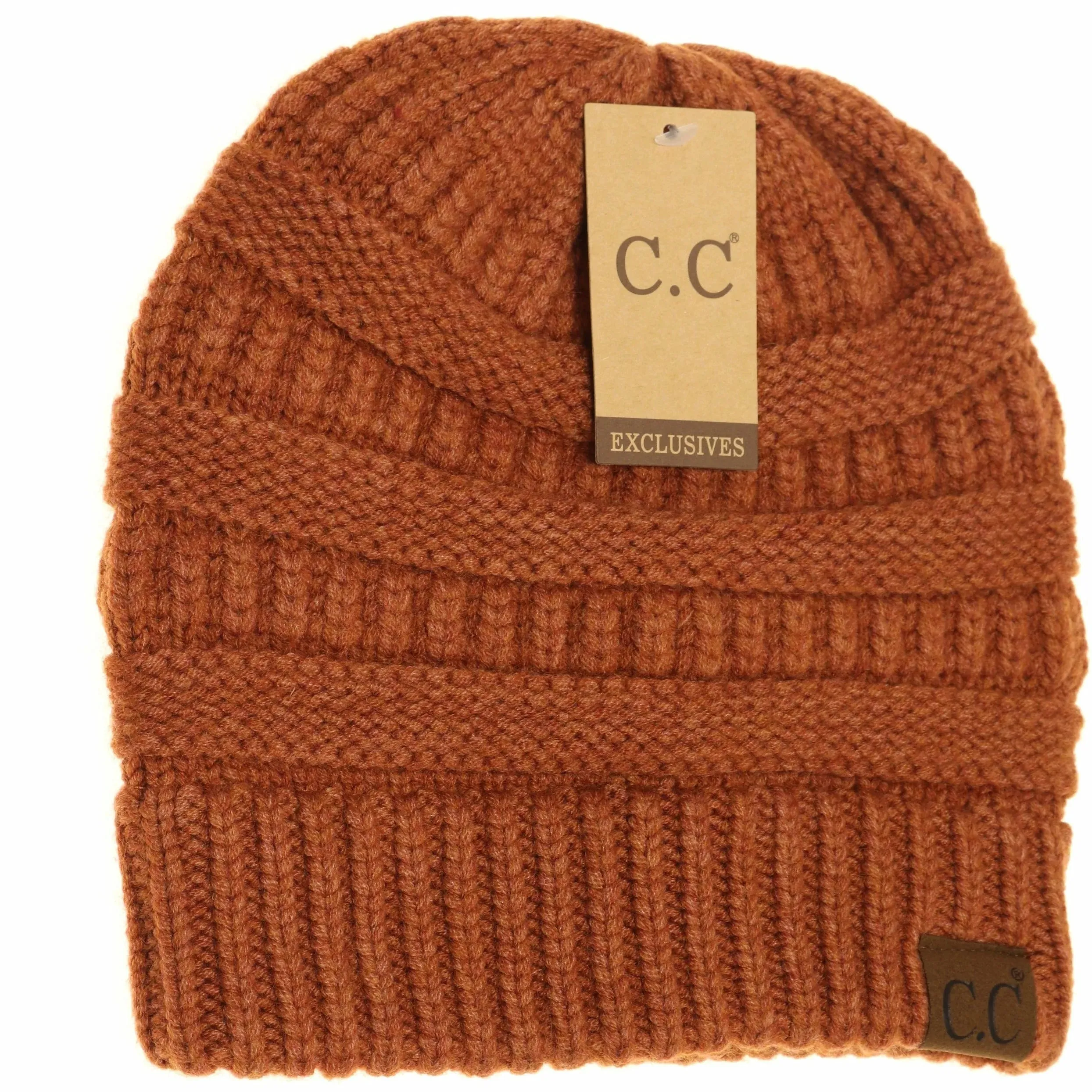 Mixed Soft Yarn CC Beanie