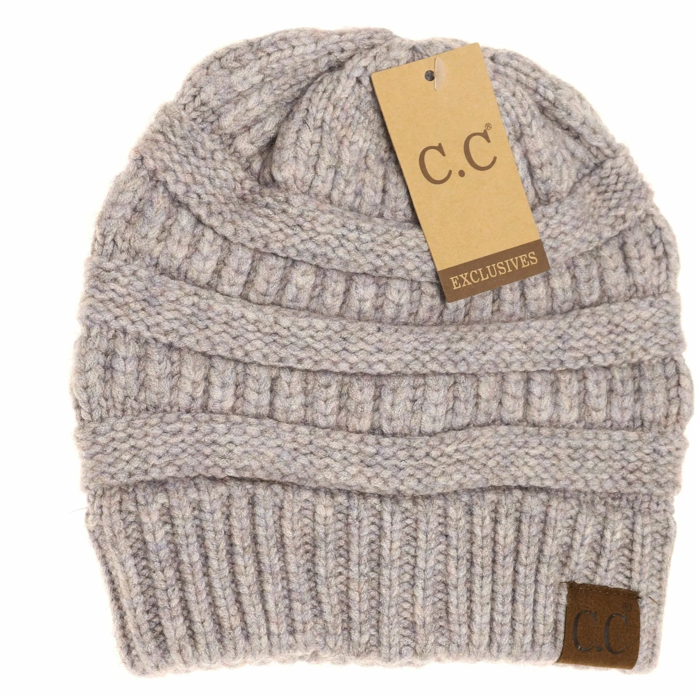 Mixed Soft Yarn CC Beanie