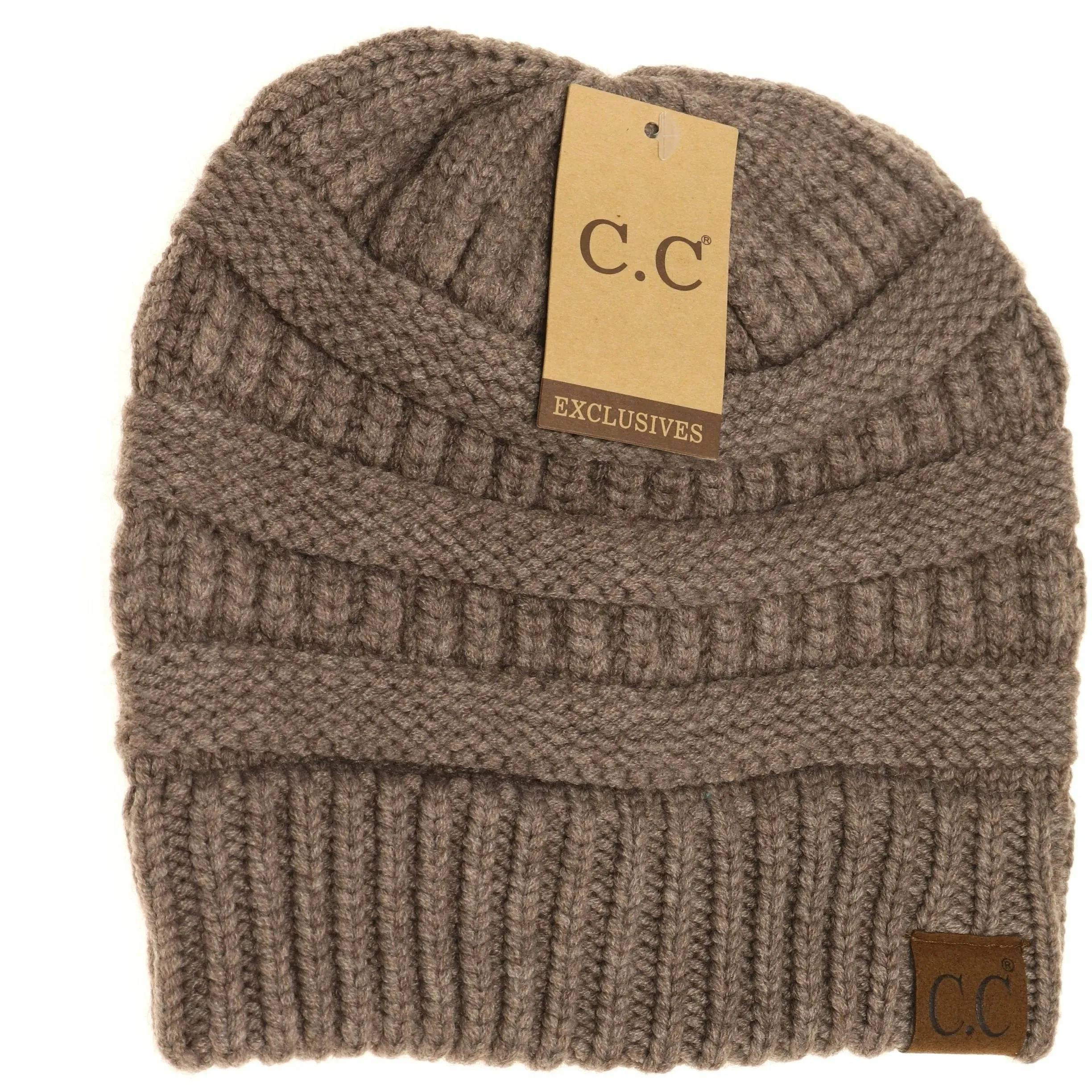Mixed Soft Yarn CC Beanie