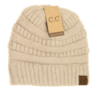Mixed Soft Yarn CC Beanie