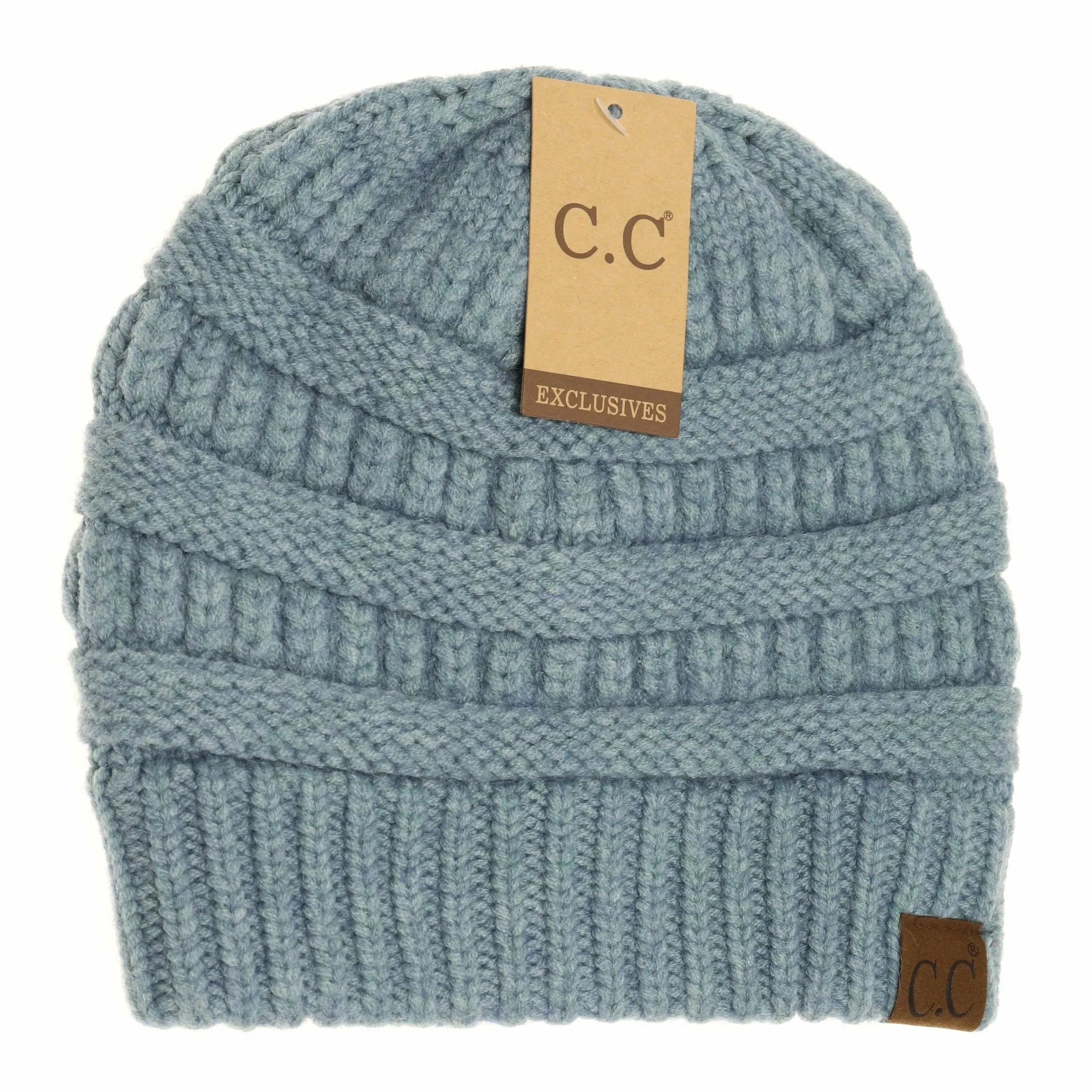 Mixed Soft Yarn CC Beanie