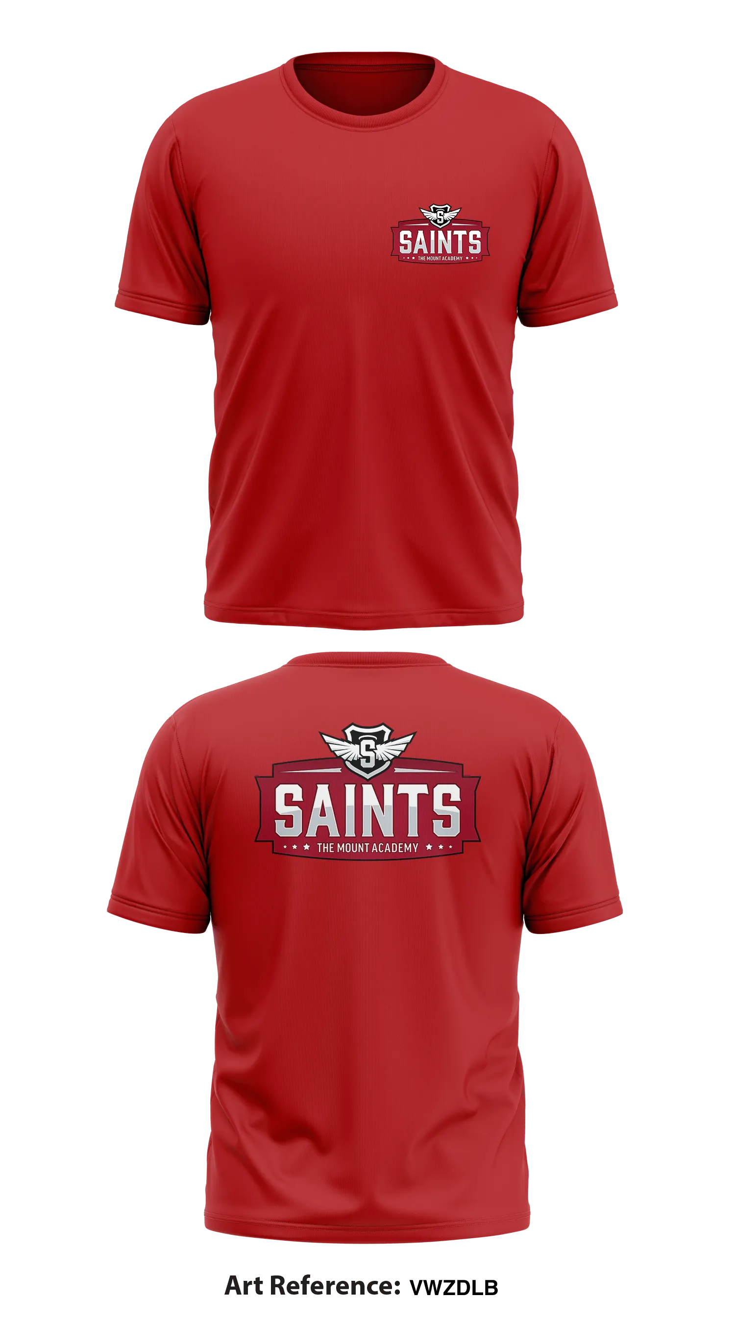 Mount Academy Saints Store 1 Core Men's SS Performance Tee - vwZDLb