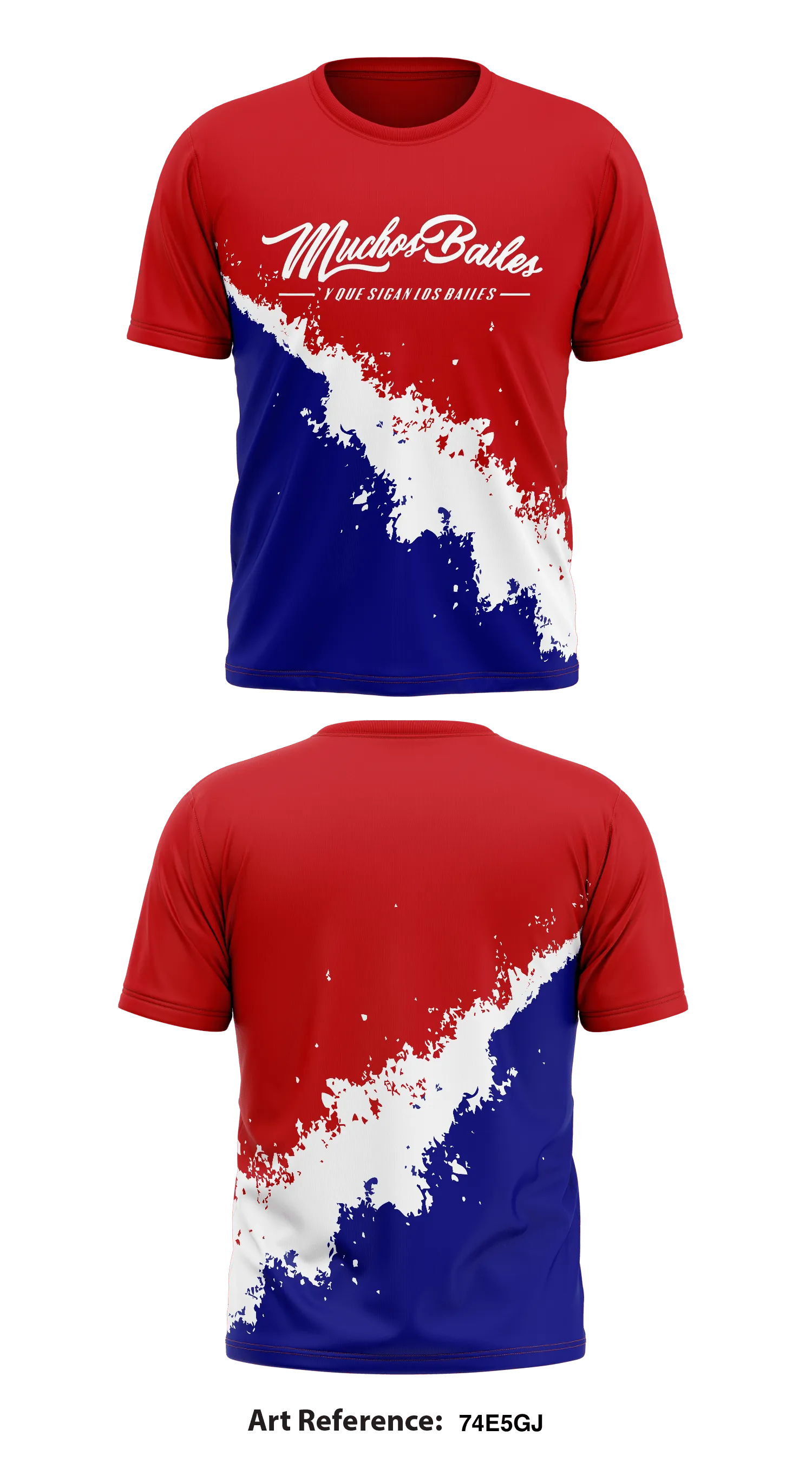 Muchos Bailes Store 1  Core Men's SS Performance Tee - 74E5Gj
