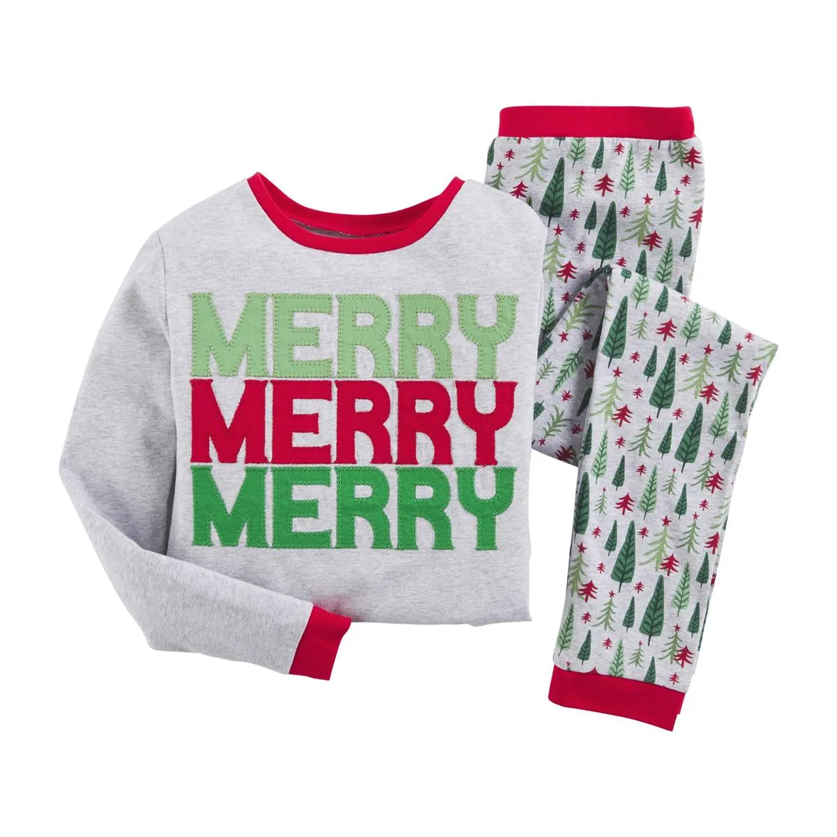 Mud Pie Family Trees Youth Pajama Set