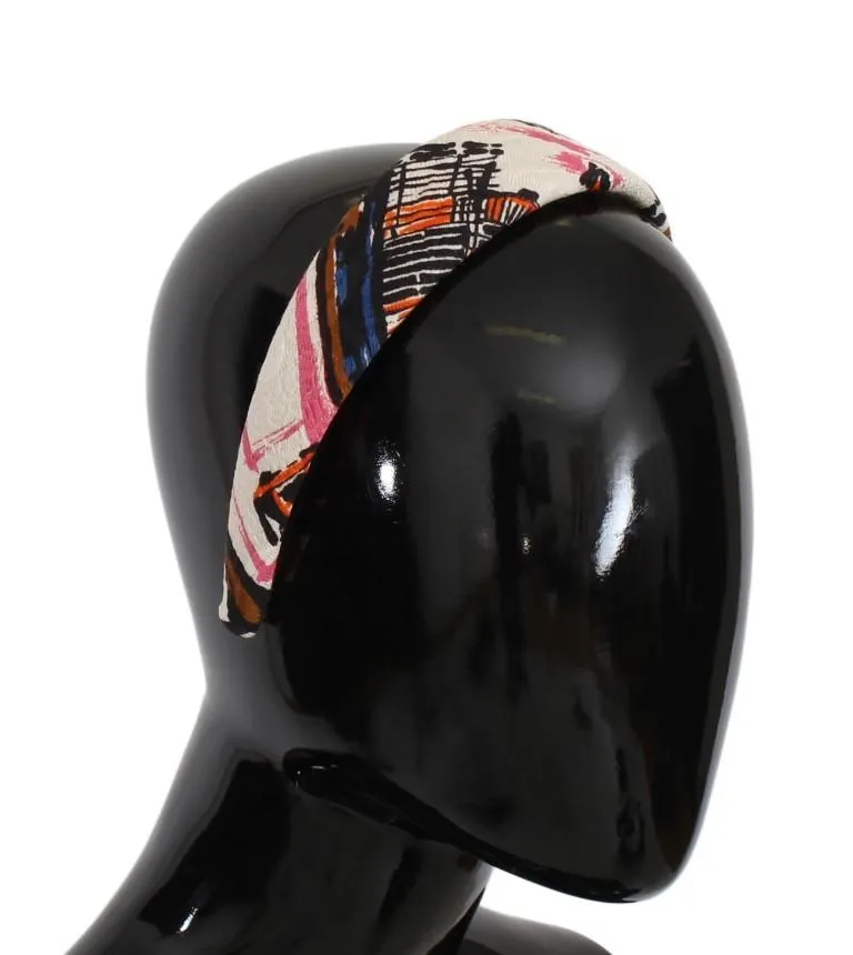 Multicolor Cotton Silk Headband