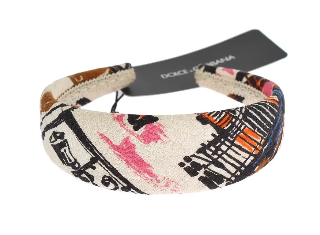 Multicolor Cotton Silk Headband