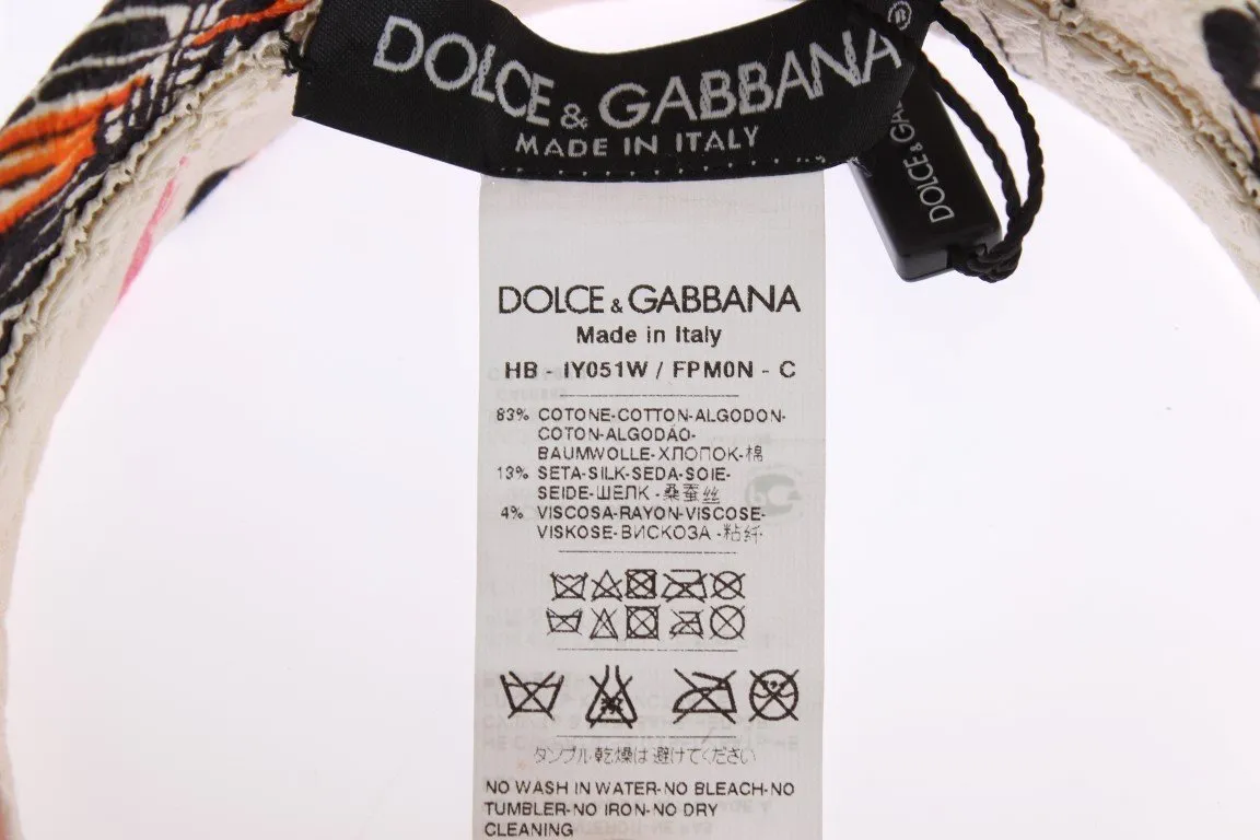 Multicolor Cotton Silk Headband