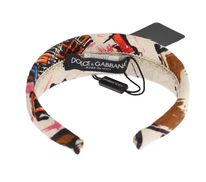 Multicolor Cotton Silk Headband