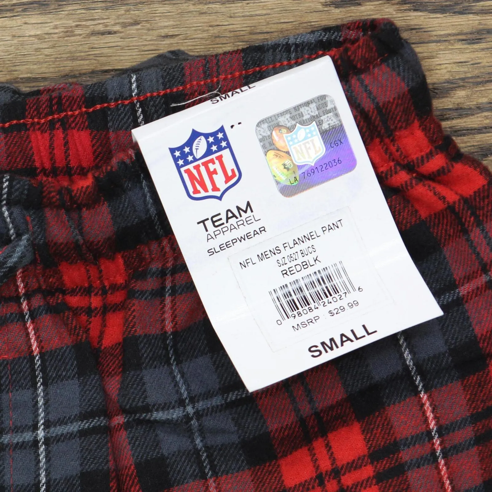 NFL  Mens Tampa Bay Buccaneers Bucs Flannel Pajama Pants SJZ-0527
