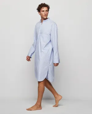 Nightshirt de rayas blancas y azules