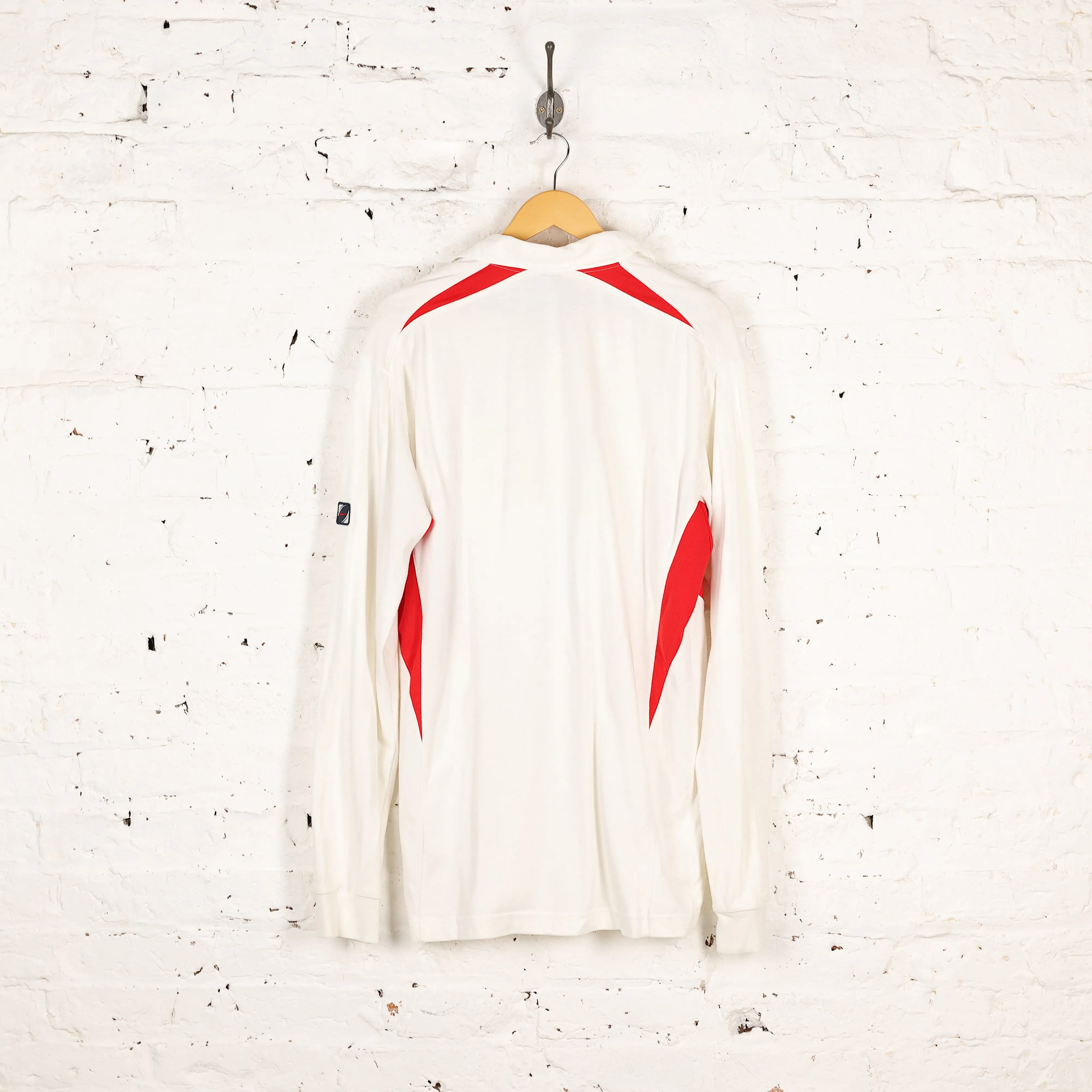 Nike England 2003 Long Sleeve Rugby Shirt - White - XL
