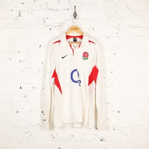 Nike England 2003 Long Sleeve Rugby Shirt - White - XL