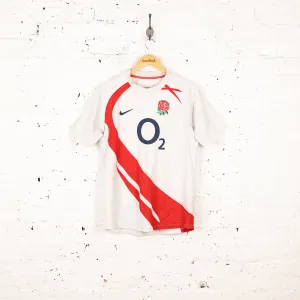 Nike England 2007 Home Rugby Shirt - White - M