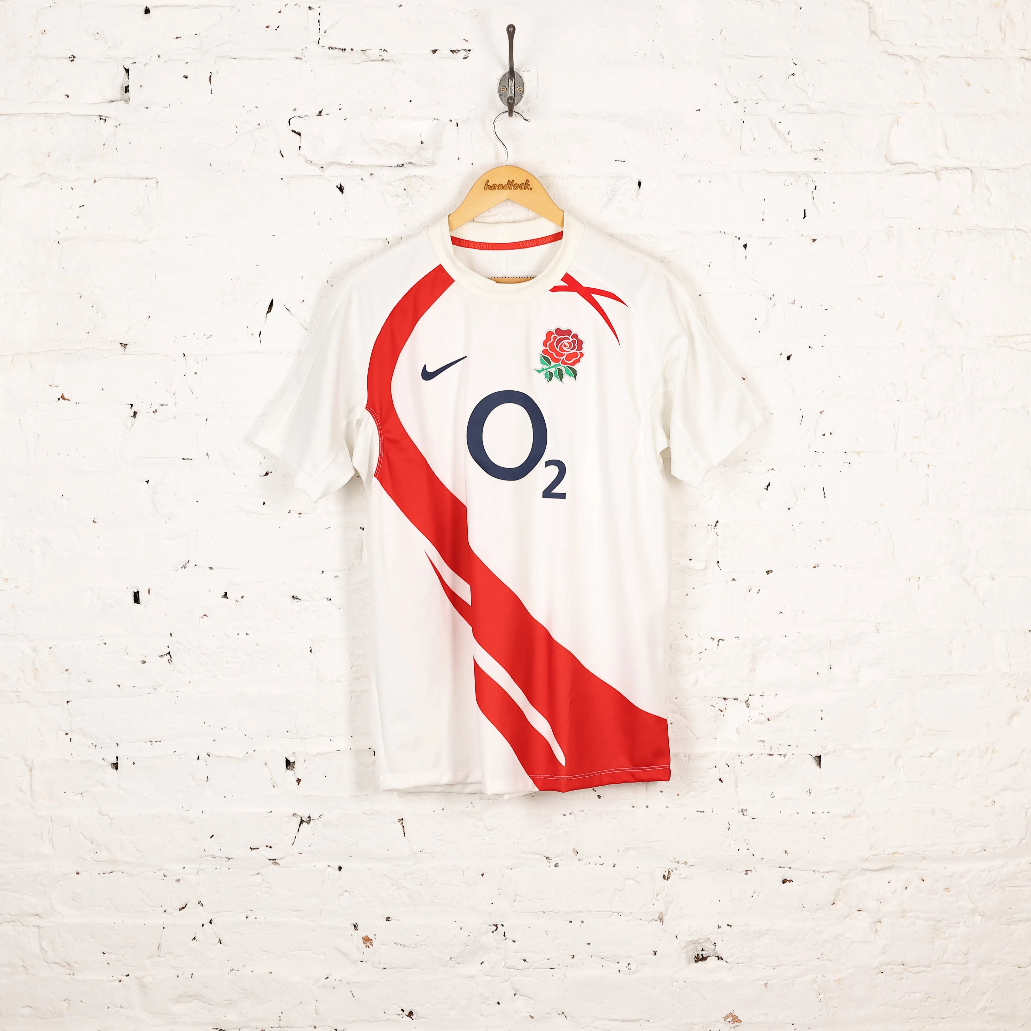 Nike England 2007 Home Rugby Shirt - White - M