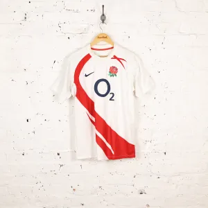 Nike England 2007 Home Rugby Shirt - White - M