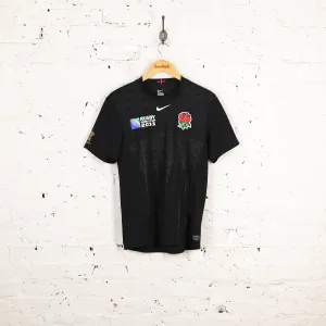 Nike England 2011 Rugby World Cup Away Rugby Shirt - Black - S
