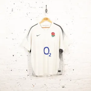 Nike England 2013 Rugby Shirt - White - XXL