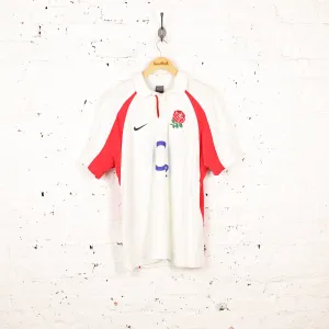 Nike England Home Rugby Shirt - White - L