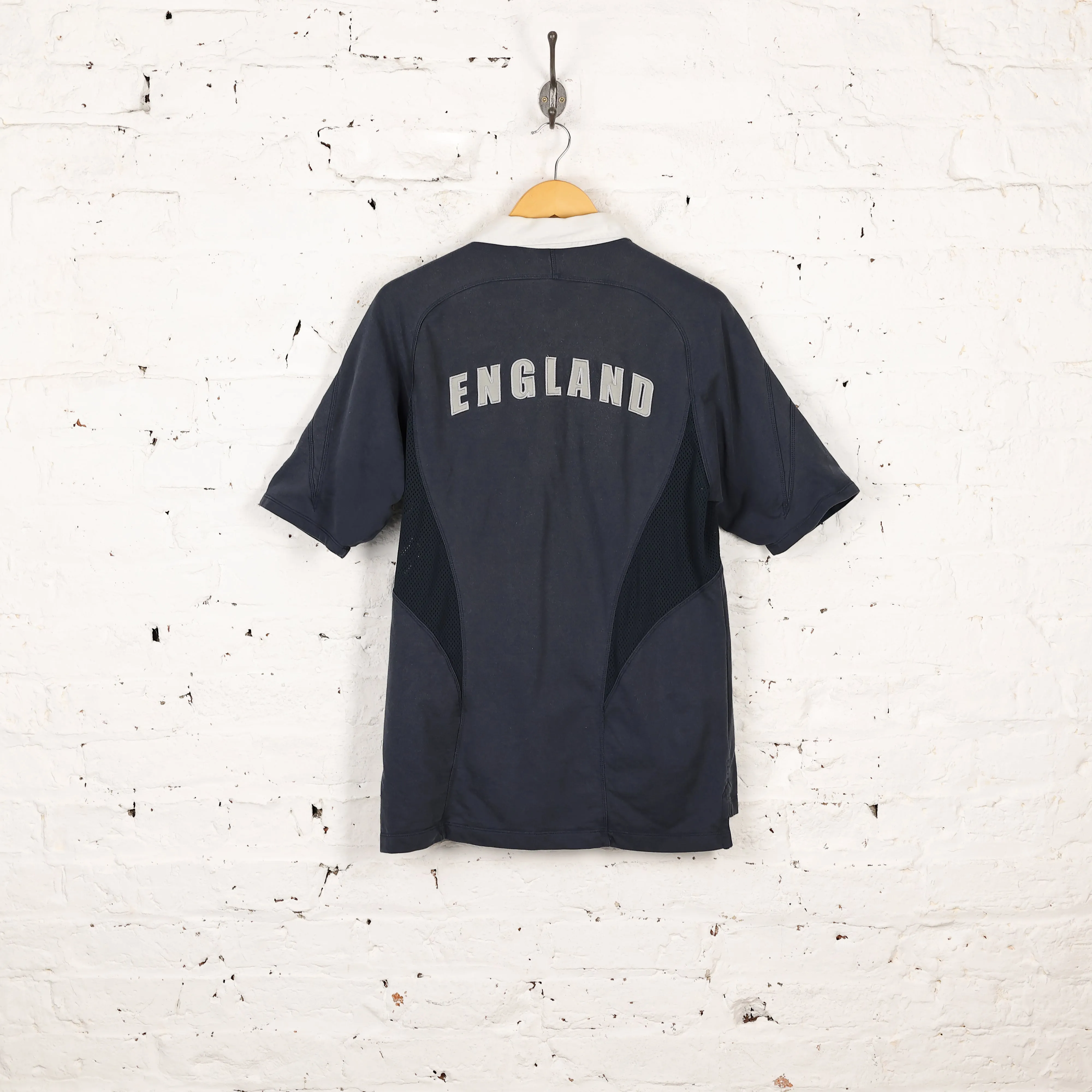Nike England Rugby Polo Shirt - Black - L