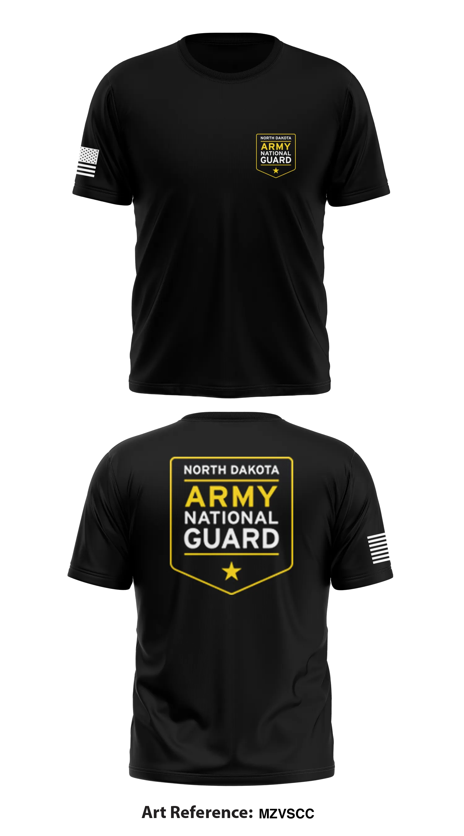 North Dakota Army National Guard Store 1 Core Men's SS Performance Tee - MzvsCC