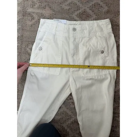 NWT Joe's Jeans Women’s 90's Utility High Rise Straight Pants in Milk Size 26