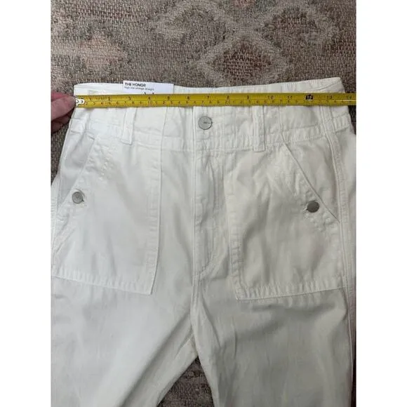 NWT Joe's Jeans Women’s 90's Utility High Rise Straight Pants in Milk Size 26