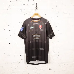 O Neills St Helens 2018 Away Rugby Shirt - Grey - XXL