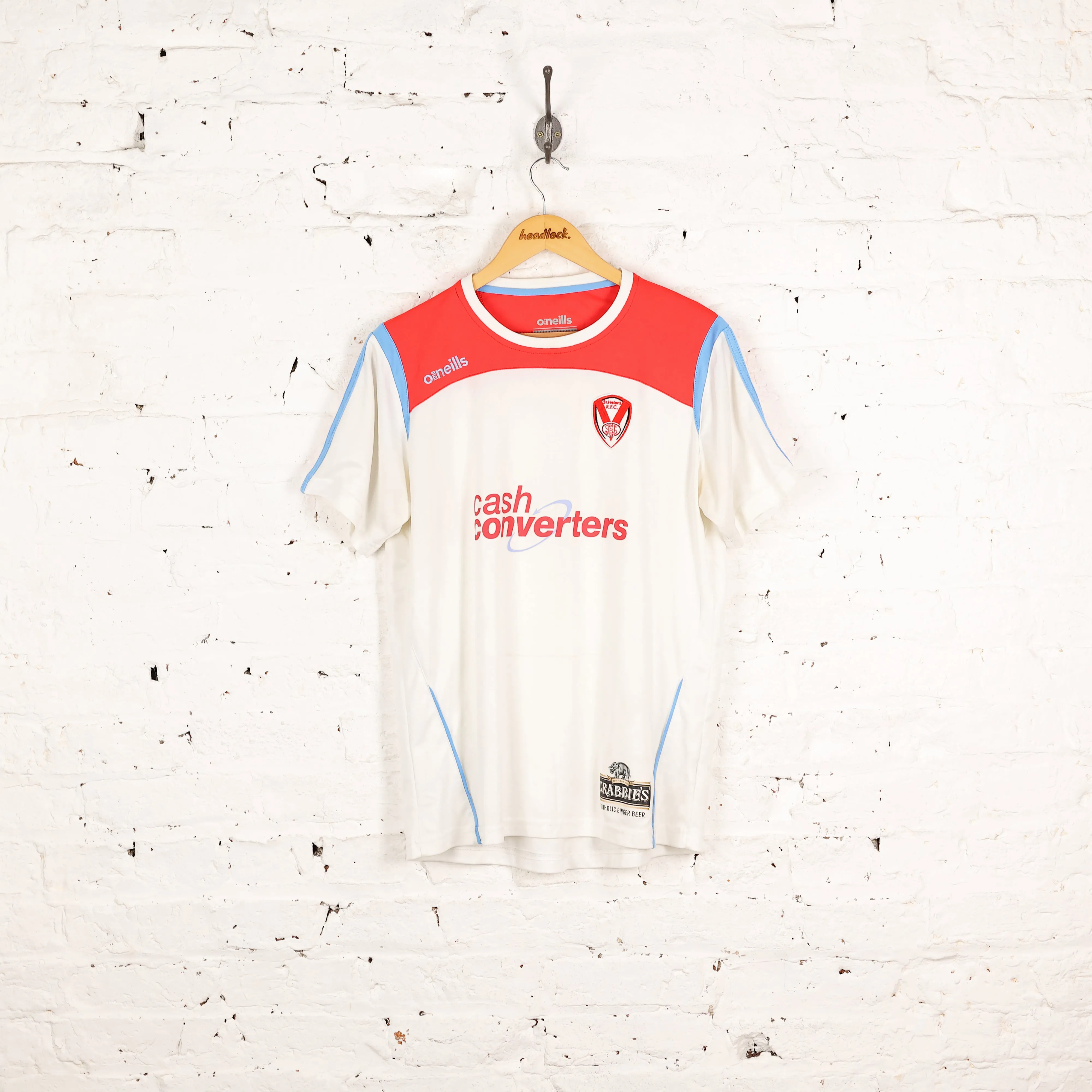 O Neills St Helens Rugby Shirt - White - L
